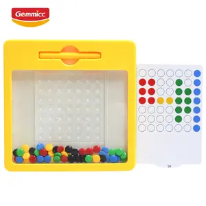 Gemmicc Maat S Magneet Bean Type Magpad Dots Maken Leren Leuke Mini Magnetische Tekentafel