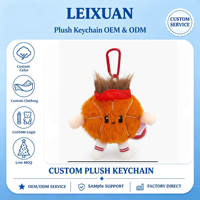 Porte-clés en peluche de basketball style dessin animé, en forme de ballon orange moelleux, avec chaussettes de sport à poils, pour sacs de style sportif, pour les fans de basketball