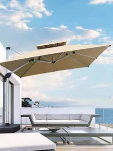 Flame-sombrilla colgante con forma de plátano para exteriores, Parasol Solar LED para <span class=keywords><strong>Patio</strong></span>, <span class=keywords><strong>3m</strong></span> - Product Image 5