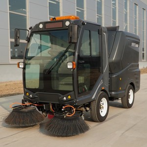 JDX2000 Ride On Electric Road Sweeper 1200L Dustbox 20Km H Full Enclosed Municipal Use - Product Image 1