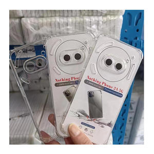 <span class=keywords><strong>4</strong></span> esquinas claro TPU Anti caída Shell transparente iPhone funda para Nothing Phone2 - Product Image 1