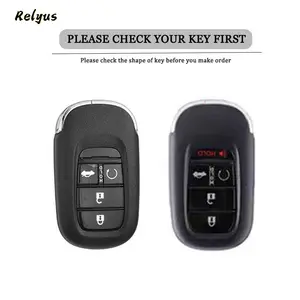 Hot Sale TPU Auto Remote Key Cover Fall Shell Fob für Honda Civic 5 Tasten Schlüssels chutz halter Auto Schlüssel bund Zubehör