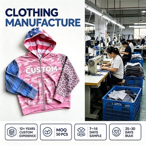 เสื้อฮู้ดซิปผู้ชายแบบแพทช์เวิร์คสั่งทำได้ OEM ODM ผู้ผลิตเสื้อผ้าสตรีทแวร์ MOQ ต่ำ รับผลิตเสื้อฮู้ดแบรนด์ผู้ชายตามสั่ง - Product Image 1