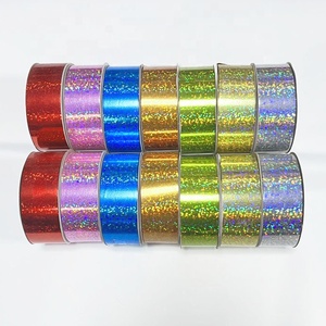 Colorart Manufacturer CustomDecorative Organza Pink Red Plastic Tear PP Plastic Wrapping Curling Ribbon for <b>Gift</b> Bows - Product Image 2