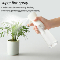 Flacon Vaporisateur Brumisateur en Plastique 200 ml 300 ml, Pulvérisateur d'Eau à Gâchette pour Salon de Coiffure et Barbiers, Bouteille à Brouillard Fin en Continu