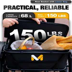 Vélo électrique à trois roues pour seniors, avec batterie au lithium 20Ah, moteur arrière 750W, pneus larges 48V, tricycle électrique <span class=keywords><strong>cargo</strong></span> - Product Image 5