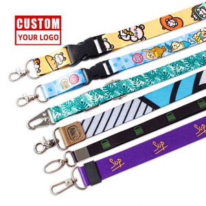 Cheap Custom Bulk Key ID Badge Holder Anime Sublimation Lanyards - Product Image 3