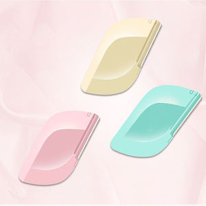 Mini <span class=keywords><strong>rasoir</strong></span> facial pour femmes, durable, sans douleur, en forme de losange rose - Product Image 4