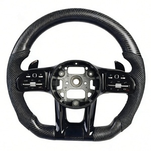 Volante de Fibra de Carbono Premium para <span class=keywords><strong>Mercedes</strong></span> <span class=keywords><strong>Benz</strong></span> C217 C219 C220 <span class=keywords><strong>C220D</strong></span> C238 C250 C300 C350 C43 C63 - Product Image 4