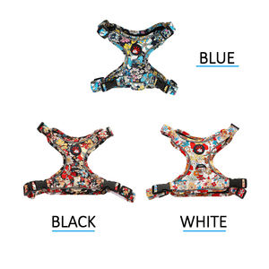 2025 nueva moda verano bonito arnés para perros diseñador personalizado Floral en forma de H malla transpirable conjunto de arnés y correa para mascotas - Product Image 2