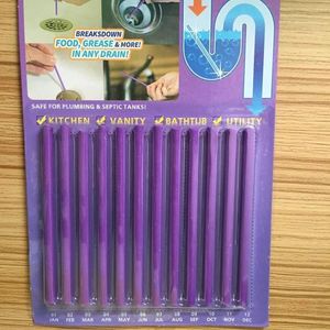 Bâton de nettoyage d'<span class=keywords><strong>évier</strong></span> sans odeur, 1 pièce, garde les canalisations et tuyaux transparents, tige de nettoyage pour canalisations - Product Image 2