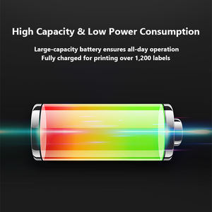 Printer Barcode Genggam Nirkabel Bluetooth Mini Thermal untuk Label Stiker - Product Image 6