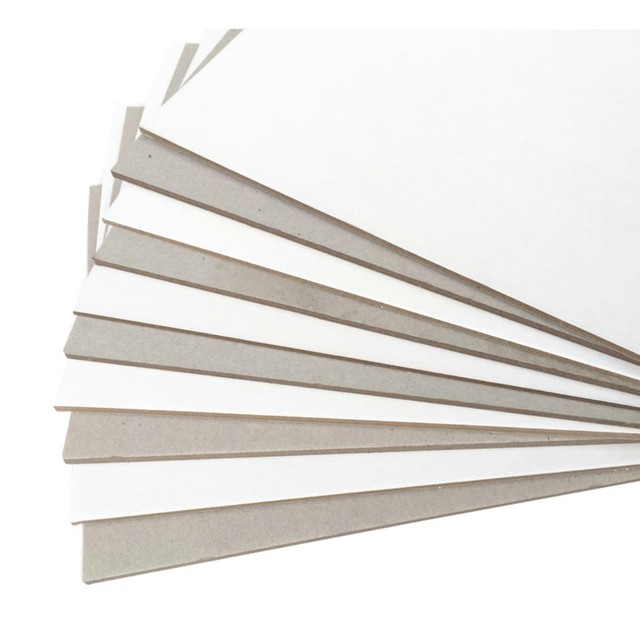 Perfect Packing Material 1.5mm 2mm Duplex Grey Back Paper Board with Grey Back White Coated Duplex 300gsm