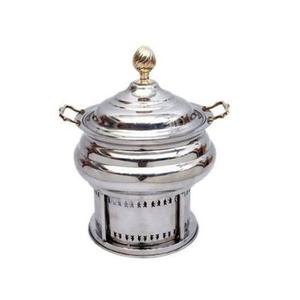 Plato de frotamiento de alimentos de cobre puro de diseño personalizado para hoteles y restaurantes que mantienen la comida caliente Plato de frotamiento de Venta caliente - Product Image 5