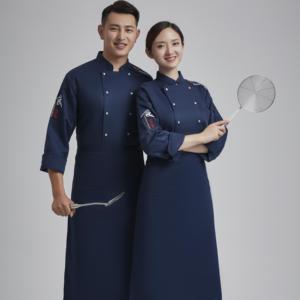 Buena comida cultura mujer Chefs ropa restaurante Bar cocina Chef uniforme mujeres al por mayor para Unisex - Product Image 4