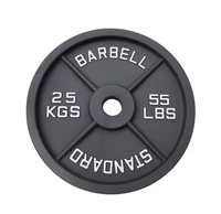Plaques de haltères en fonte écologiques et durables, peinture cuite, design à quatre nervures, unisexe, sans emballage, pour fitness et musculation (vente en gros)