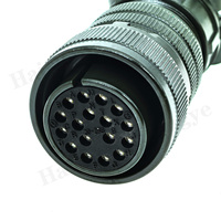 Connecteur circulaire MS3106A MS3102A MS3108A 20-29S 20-29P 17 broches MS5015 MIL-DTL-5015 pour servomoteur, compatible avec Amphenol