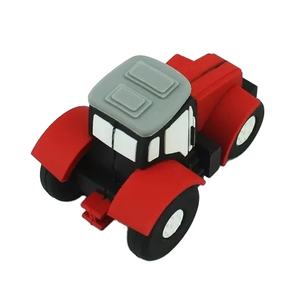 Unidad Flash USB en forma de Tractor, 4 <span class=keywords><strong>GB</strong></span>, 8GB, 16GB, 32GB, con logotipo personalizado, maquinaria agrícola, oferta - Product Image 1