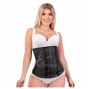 Slim Fajas Colombianas Reductoras <span class=keywords><strong>Y</strong></span> Moldeadoras Para Mujer Underbust Latex Waist Trainer Hourglass Body Shaper para Mujer - Product Image 2