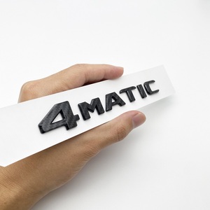 Nuovo Emblema 3D in ABS Nero Lucido con Scritta 4Matic in Fibra di Carbonio, Adesivo Logo per <span class=keywords><strong>Mercedes</strong></span> <span class=keywords><strong>Benz</strong></span> - Product Image 5