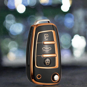 Popular Hot Sale TPU <strong>Audi</strong> Car <strong>Key</strong> Shell Cover for A3/A4/A6/Q3/Q7/TT Quartet (2010-2024) No Batteries Included - Product Image 3