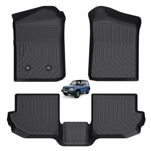 Tapis de sol de voiture 3D Tpe personnalisés tout temps Tapis de sol avant arrière intérieur pour <span class=keywords><strong>Suzuki</strong></span> <span class=keywords><strong>Vitara</strong></span> Classic 3 portes 1988-1998 - Product Image 1