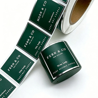 Étiquettes autocollantes personnalisées Jinyu de haute qualité en feuille d'or rose pour bougies, étiquettes d'emballage en vinyle imperméables pour pots de bougies