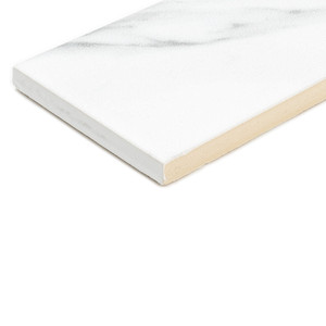 Piastrella Calacatta Bianco Opaco 7,5 X 30 Cm Rettificata Spessore 10 Mm Per Parete e Pavimento - Product Image 2