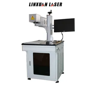 Mesin penanda Laser tekstil Co2 telur efisien kustom kerajinan penanda CNC Barcode 100w