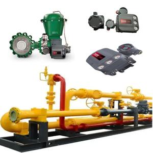 Vanne de régulation de débit sur skid avec vanne papillon EMERSON Fisher A11, actionneur 2052, positionneur DVC6200, régulateur de tension 67CF - Product Image 4