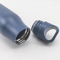 Botol Air Stainless Steel 500ml dengan Flask Vakum & Termos Bambu Produk untuk Hidrasi Saat Bepergian