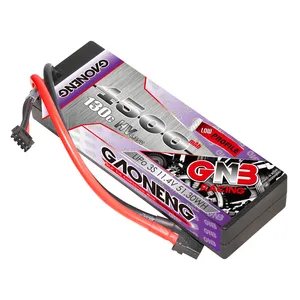 GNB GAONENG HV 4500MAH 3S 11.4V 130C LiPo סוללת LCG מארז קשיח עבור RC מירוץ RC רכב XT60 דין EC5 TRX T-PLUG XT90 AS150 XT150