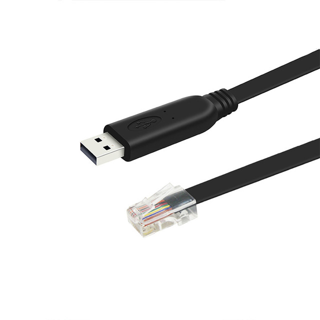 USB to console serial port RS232 debugging cable RJ45 network port configuration switch router USB to RJ45