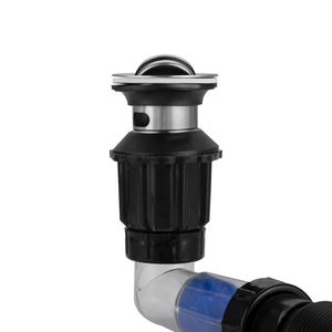 Accessori Universali per <span class=keywords><strong>Bagno</strong></span>, Filtro Anti-Intasamento per Lavabo, Tubo di Scarico Flessibile in Plastica Nera con Deodorante - Product Image 3