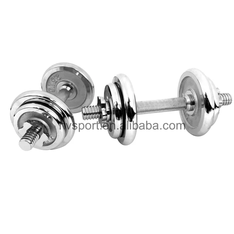 Adjustable dumbbell 20kg mens exercise dumbbell barbell price