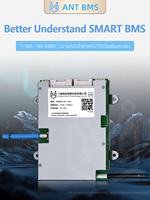 ANT SMART BMS 7-16S 110A PEAK 325A LIPO LIFEPO4 3.2V ebike tricycle trolley 24v 36v 48v monitor bms