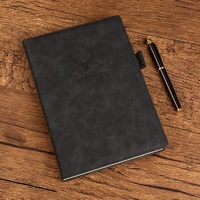 Benutzer definiertes Logo A5 Journal Werbe A5 Tagebuch Notizblock Leder Hardcover Business Notebook
