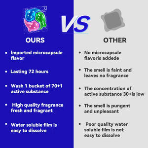 Vagens De Lavanderia Óleos Essenciais Personalizado Poderoso Cápsulas De Lavanderia Pod com Microcápsulas Dentro Descartável Tudo em Um Pods - Product Image 6