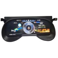 Cluster Digital 12.3 inci untuk Toyota RAV4 2020 mobil, Odometer dasbor instrumen Panel kecepatan Meter LCD pemutar Multimedia