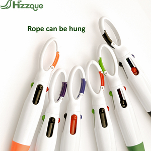 Chất lượng cao bốn màu quảng cáo Quà Tặng Bút biểu tượng tùy chỉnh màu đen màu đỏ màu xanh màu xanh lá cây <span class=keywords><strong>1</strong></span>.0mm mực khuyến mại bán buôn - Product Image 2