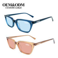 Lunettes de soleil polarisées de luxe carrées pour hommes, personnalisées, en acétate de haute qualité, style classique et moderne, OEM/ODM