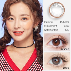Miiemo 도매 아이 콘택트 렌즈 아이 렌즈 마시멜로 14.0mm 반년 드 렌즈 컬러 콘택트 - Product Image 5