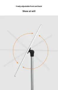 Expositor <span class=keywords><strong>de</strong></span> Letreros con Marco Invisible Premium BOZE, Elegante Exhibición <span class=keywords><strong>de</strong></span> Aluminio para Boutique <span class=keywords><strong>de</strong></span> Lujo y Tienda <span class=keywords><strong>de</strong></span> Muebles, Negro, Plateado, Champán - Product Image 3