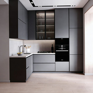 Modern <strong>Kitchen</strong> with Countertop for Apartment Use <strong>Kitchen</strong> Cabinets Ready to Assemble <strong>Small</strong> Modular <strong>Kitchen</strong> <strong>Cupboards</strong> - Product Image 3