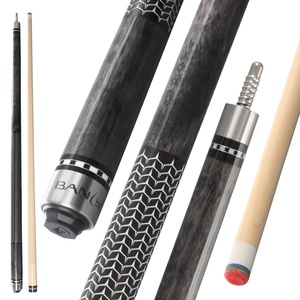 Banly Billiard Cues <b>Sticks</b> - 58" Pro Taper Canadian Maple Wood <b>Pool</b> Cues, 12.5mm Tip Low-Deflection Cue <b>Stick</b> <b>Pool</b> <b>Stick</b> - Product Image 2