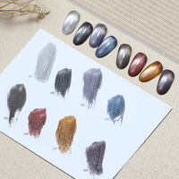 Échantillon gratuit de fournisseur professionnel d'ongles Offres Spéciales gel pour les yeux de chat d'hiver brillant sans HEMA TPO de longue durée