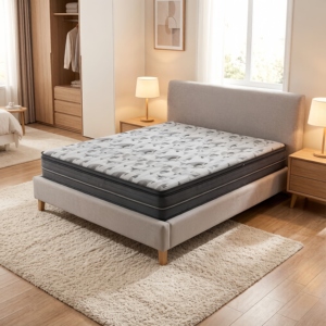 Versatile Hybrid <b>Mattress</b> Individual Pocket Spring System with Soft <b>Foam</b> Top for All Sleeping Positions Queen - Product Image 3