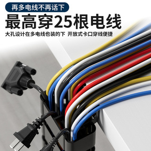 Organizador de Cables Flexible Haidibosi para Escritorio, Diseño Moderno y Simple, para Más de 25 Cables - Product Image 3