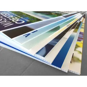 4mm Corrugated Plastic Yard Signs advertising With H-stakes Billboard