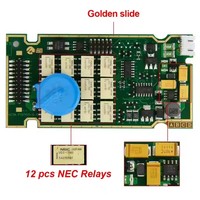 Outil de diagnostic Golden Full Chip Lexia 3 PP2000 Diagbox V9.91 Lexia V9.91 921815C pour Peugeot/Citroën Lexia3 avec LED, ensemble complet